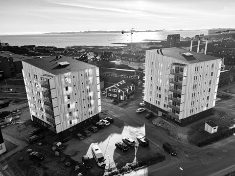 Twin Blocks in the Evening Sun